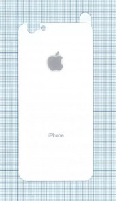 Защитное заднее стекло для Apple iPhone 6, 6S, белое