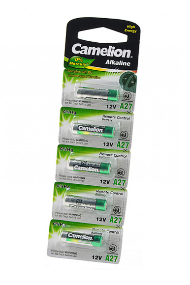 Camelion A27-BP5 LR27A (0% Hg) BL5