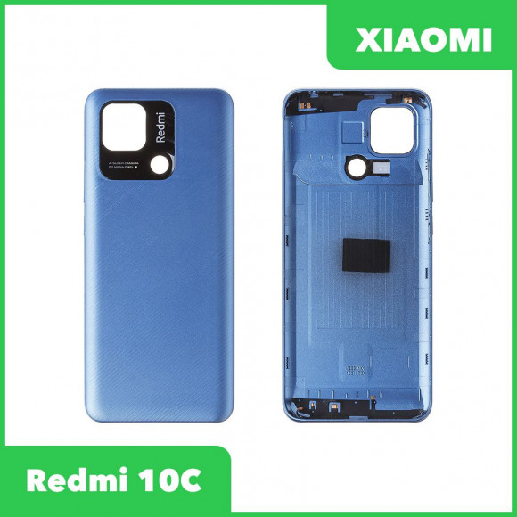 Задняя крышка для Xiaomi Redmi 10C (синий)