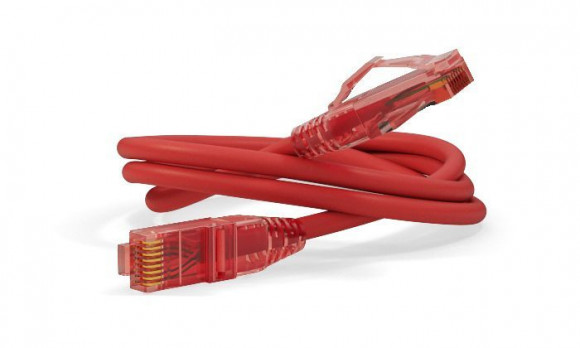 PC-LPM-UTP-RJ45-RJ45-C5e-0.15M-LSZH-RD Патч-корд U/UTP, Cat.5е, LSZH, 0.15 м, красный Hyperline