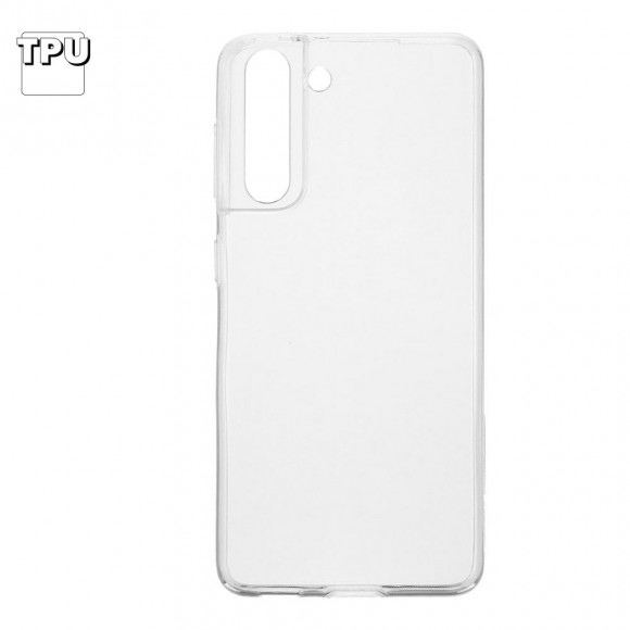 Силиконовый чехол "LP" для Samsung Galaxy S21 TPU, прозрачный (европакет)