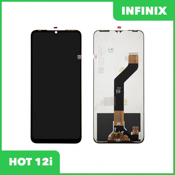 LCD дисплей для Infinix Hot 12i в сборе с тачскрином, Premium Quality, черный