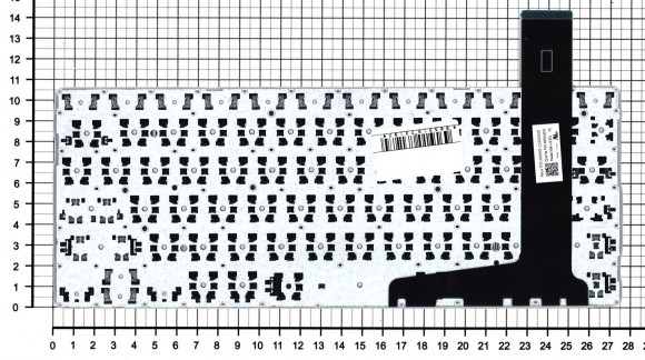 Клавиатура для ноутбука Asus ChromeBook C300, черная