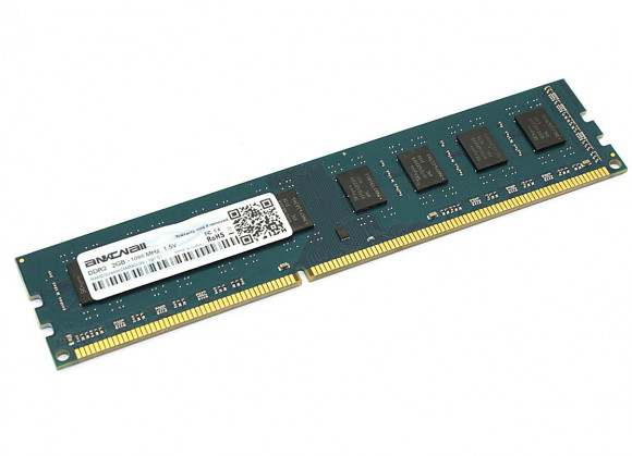 Модуль памяти Ankowall DDR3 2GB 1060 MHz PC3-8500 SDRAM 1.5V UNBUFF.