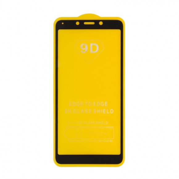 Защитное стекло для Xiaomi Redmi 6A Edge To Edge 9H Glass Shield 9D (желтая подложка)