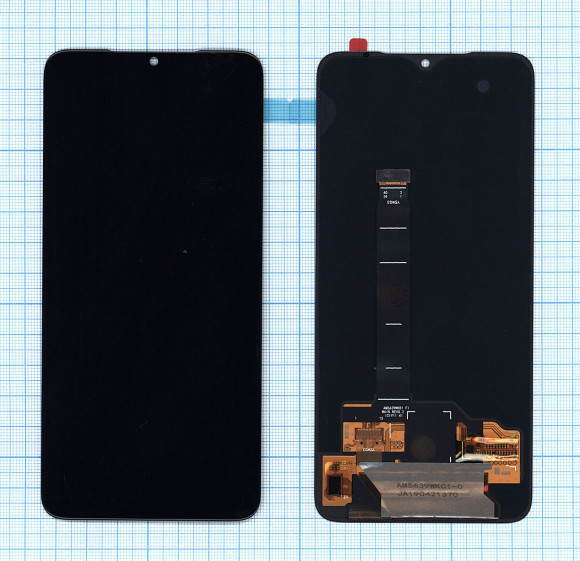 Модуль (матрица + тачскрин) для Xiaomi Mi 9 OLED, черный