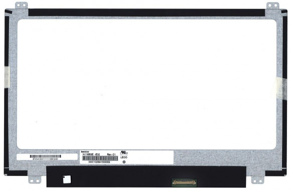 Матрица N116BGE-E32, 11.6", 1366x768, 30pin, LED, Slim, матовая, уши верх/низ