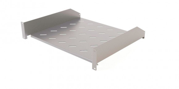 TAL3-1U-250-RAL7035 Полка угловая с перфорацией 19';, 1U, ширина 440 мм, глубина 250 мм, цвет серый (RAL 7035) Hyperline