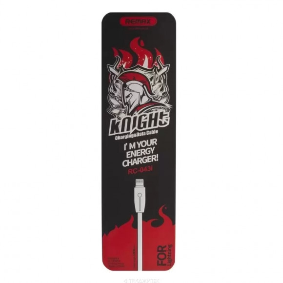 USB кабель Remax Kinght Series Cable RC-043i для Apple 8-pin, черный