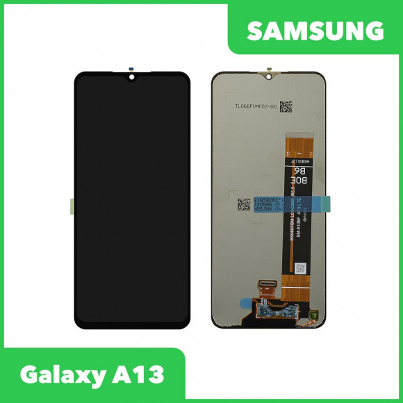 Дисплей для Samsung Galaxy A13 SM-A135 в сборе без рамки (черный) 100% оригинал