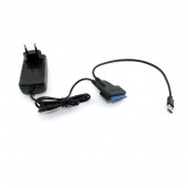 Кабель-переходник для HDD SATA USB 3.0 с доп. питанием Кабель-переходник для HDD SATA USB 3.0 с доп. питанием