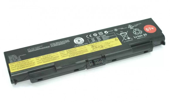 Аккумулятор (батарея) для ноутбука Lenovo T440p (45N1160 57+) 10.8В, 5270мАч, 48Втч (оригинал)