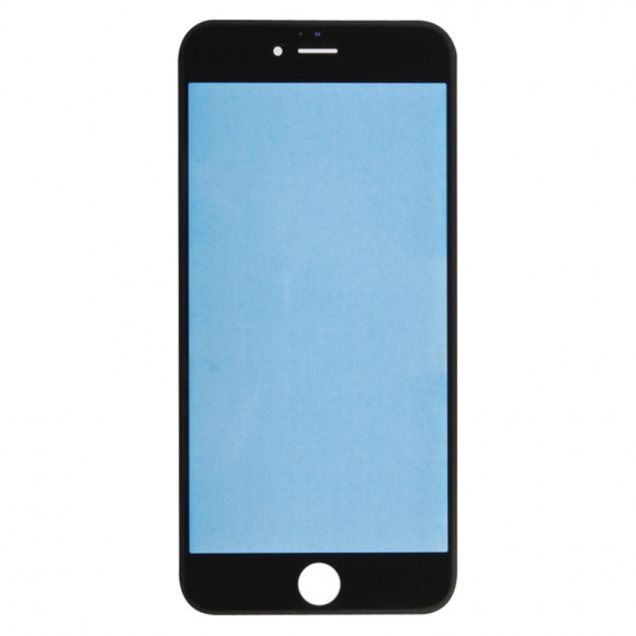 Стекло для переклейки дисплея Apple iPhone 6S Plus, в сборе с рамкой, черный