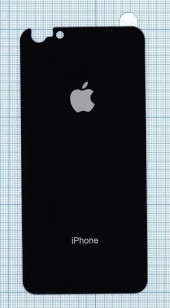 Защитное заднее стекло для Apple iPhone 6, 6S Plus, черное