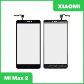 Сенсорное стекло (тачскрин) для Xiaomi Mi Max 2, черный
