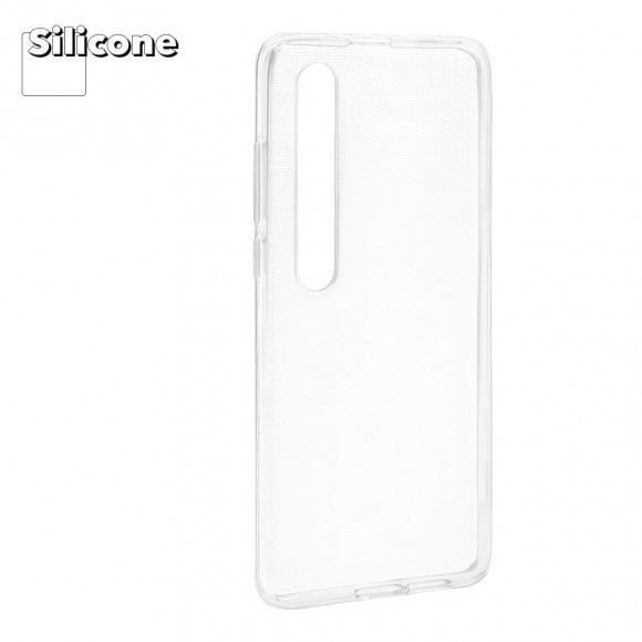 Силиконовый чехол "LP" для Xiaomi Mi 10 TPU, прозрачный (коробка)