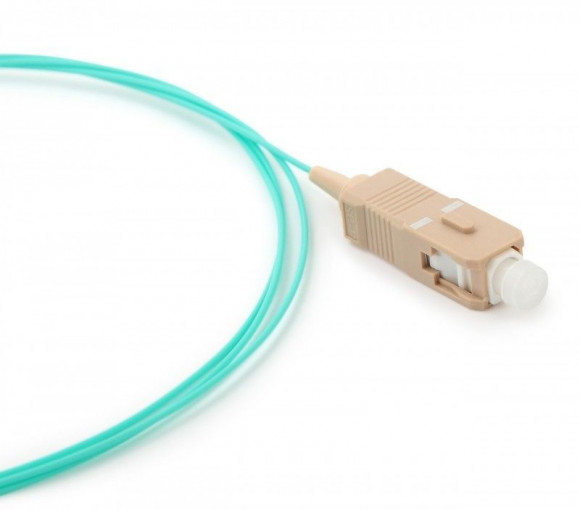 FPT-B9-503-SC/PR-1M-LSZH-AQ Пигтейл волоконно-оптический MM 50/125(OM3), SC, 1 м, LSZH Hyperline