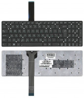 Клавиатура для ноутбука Asus K55, X501, K55XI, черная без рамки (вертикальный Enter) Клавиатура для ноутбука Asus K55, X501, K55XI, черная без рамки (вертикальный Enter)