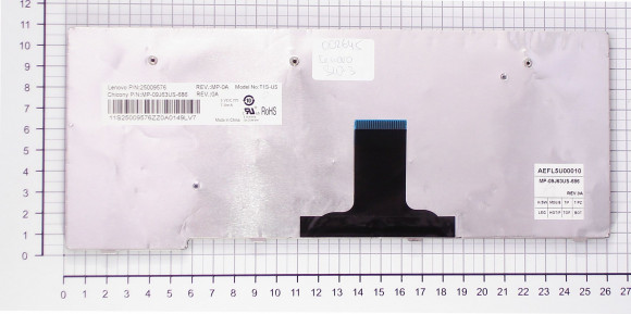 Клавиатура для ноутбука Lenovo IdeaPad S10-3, S10-3s, S100, S110, черная