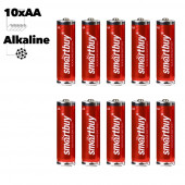 Батарейка (элемент питания) SmartBuy LR6 AA алкалиновая, 1 штука Батарейка (элемент питания) SmartBuy LR6 AA алкалиновая, 1 штука