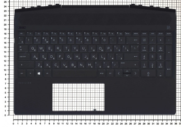 Клавиатура для ноутбука HP Pavilion Gaming 15-DK топкейс