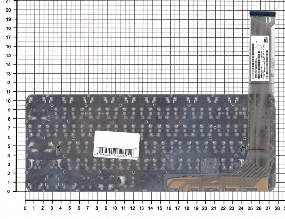 Клавиатура для ноутбука HP ChromeBook 14 G3, G4, 14-2000, 14-ak, 14-q белая Клавиатура для ноутбука HP ChromeBook 14 G3, G4, 14-2000, 14-ak, 14-q белая
