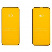 Комплект защитных стекол Full Glue для Apple iPhone 13 Pro Max, 14 Plus черный (без упаковки) (2 шт)