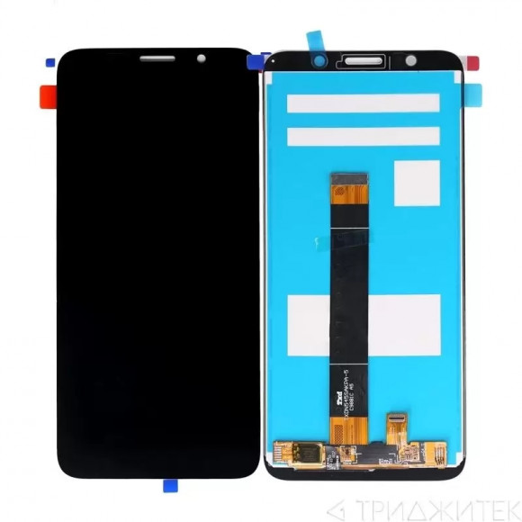Дисплей для Huawei Y5 Prime 2018 (5.45") (DRA-LX2), Y5 Lite (2018) + тачскрин (черный) (оригинал LCD)