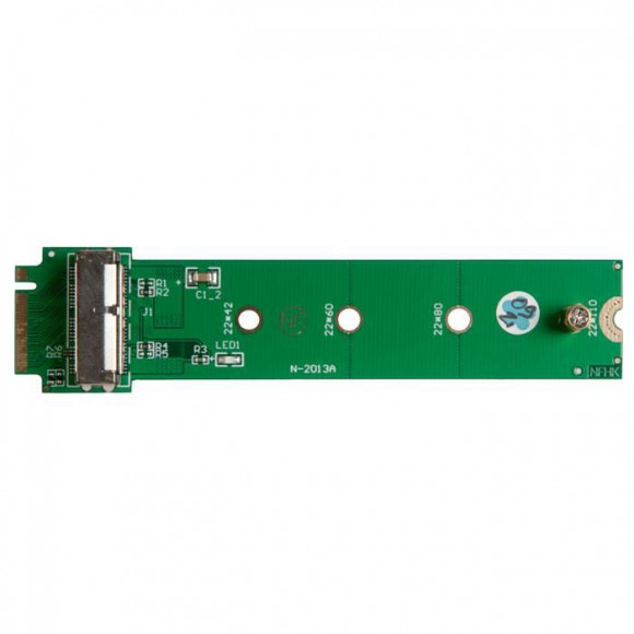 Адаптер-переходник SSD для Apple MacBook Air Pro, iMac A1398, A1418, A1419, A1465, A1502 Mid 2013 - Mid 2017 для установки в M.2 (NGFF) / NFHK N-2013A