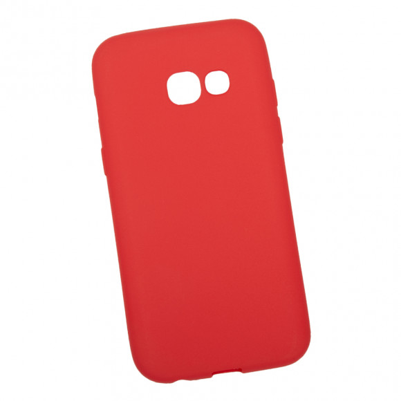 Чехол силиконовый "LP" для Samsung Galaxy A3 2017 (A320F) TPU (, красный непрозрачный)