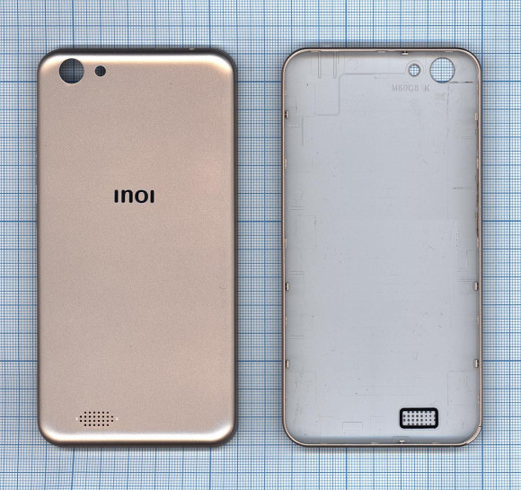 Задняя крышка корпуса для Inoi 2 Lite, золотая