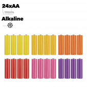 Батарейки Xiaomi ZMI Rainbow ZI5 тип AA 24 шт. (цветные) Батарейки Xiaomi ZMI Rainbow ZI5 тип AA 24 шт. (цветные)