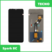 LCD дисплей для Tecno Spark 8C в сборе с тачскрином, 100% оригинал (черный) LCD дисплей для Tecno Spark 8C в сборе с тачскрином, 100% оригинал (черный)