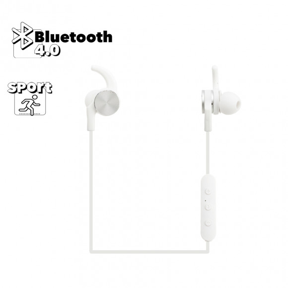 Bluetooth гарнитура WK Bluetooth Earphone BD150 стерео вставная, белая