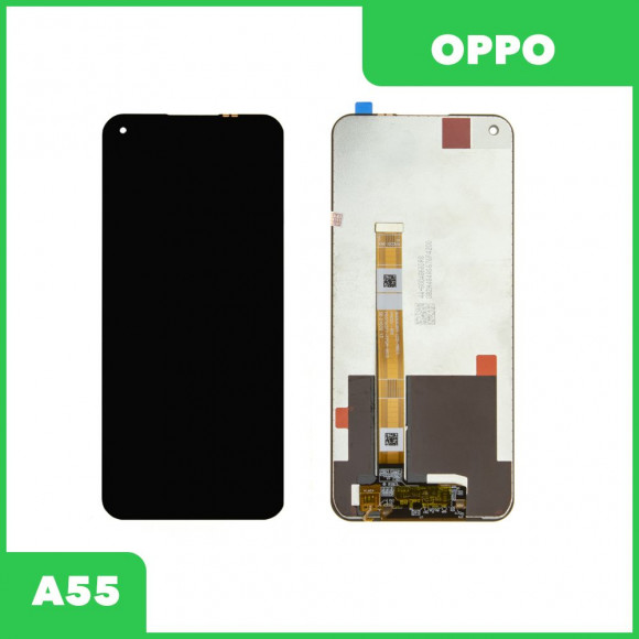 LCD дисплей для Oppo A55 4G (CPH 2325) в сборе с тачскрином (черный)