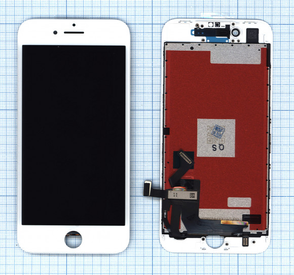 Дисплей Amperin для Apple iPhone 8 в сборе с тачскрином (IPS) белый