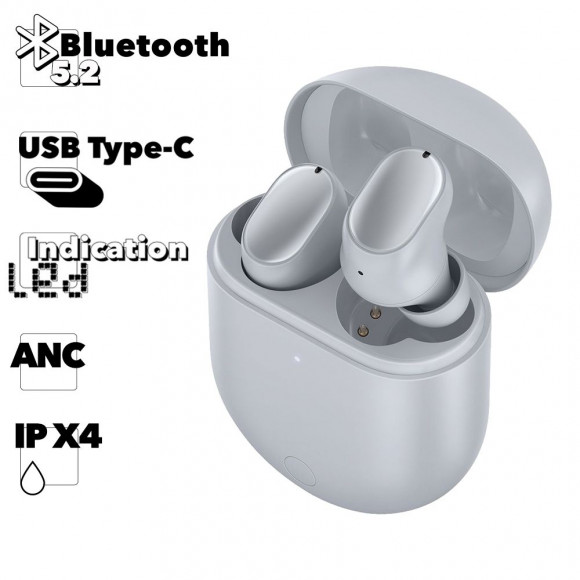 TWS Bluetooth гарнитура Xiaomi Redmi Buds 3 Pro TWSEJ01ZM (серая)