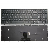 Клавиатура для ноутбука Sony Vaio VPC-EB, черная, с рамкой Клавиатура для ноутбука Sony Vaio VPC-EB, черная, с рамкой
