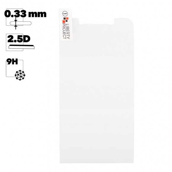 Защитное стекло "LP" для Asus ZenFone Max (ZC550KL) Tempered Glass 0.33 мм, 2.5D, 9H (ударопрочное)