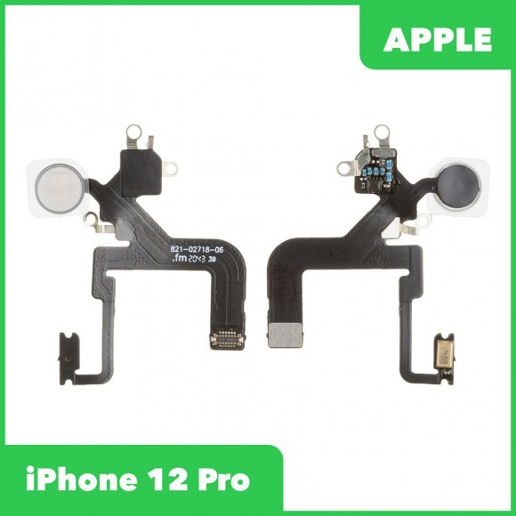 Шлейф/FLC iPhone 12 Pro микрофон/вспышка