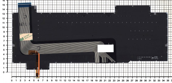 Клавиатура для ноутбука Asus FX503, черная с красной подсветкой