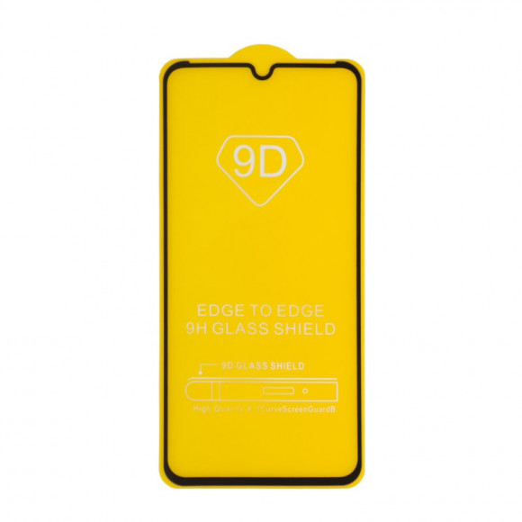 Защитное стекло для Xiaomi Mi 9 Edge To Edge 9H Glass Shield 9D (желтая подложка)
