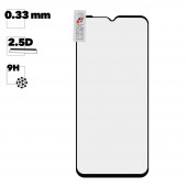 Защитное стекло "LP" для ZTE Blade A71 Thin Frame Full Glue Glass с рамкой 0.33 мм, 2.5D, 9H, черное