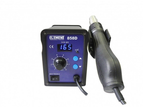 Паяльный фен Element 858D (цифровая индикация)