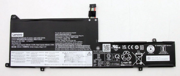 Аккумулятор (батарея) для ноутбука Lenovo Flex 5 14IAU7 (L21M3PE1) 11.52V 52.5Wh, 4550мАч