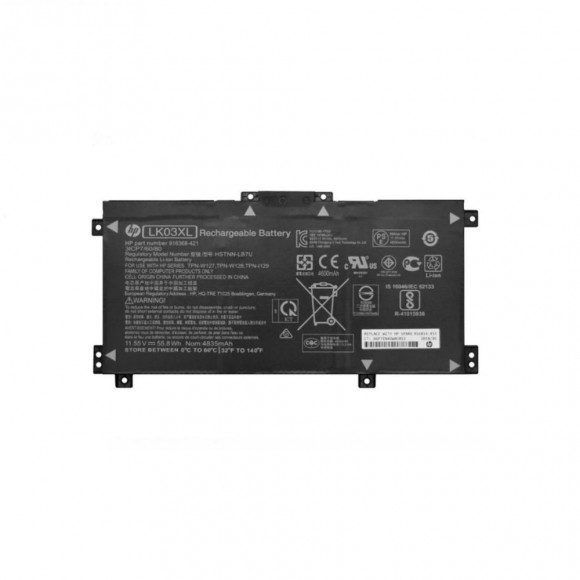 Аккумулятор (батарея) для ноутбука HP Envy x360 15-bp, 15m-bp, (LK03XL, HSTNN-LB7U, HSTNN-UB7I), 55.8Wh, 4550мАч, 11.55V