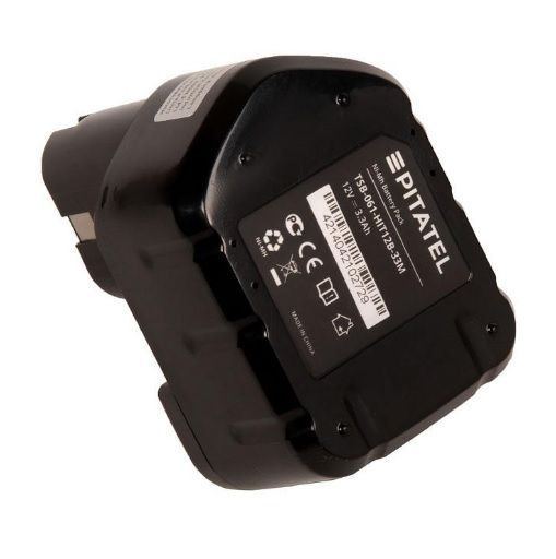 Аккумулятор Pitatel TSB-061-HIT12B-33M для электроинструмента Hitachi (p/n: EB 1212S, EB 1214L, EB 1214S, EB 1220BL, EB 1220HL), 12В, 3300мАч, Ni-Mh