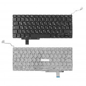 Клавиатура для ноутбука Apple MacBook A1297, черная, большой Enter Клавиатура для ноутбука Apple MacBook A1297, черная, большой Enter