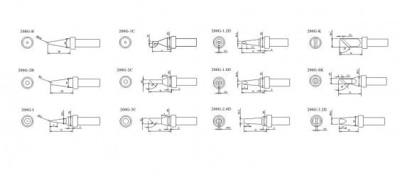 Жало для паяльника Quick 700A-4C (Quick 200G-4C) Жало для паяльника Quick 700A-4C (Quick 200G-4C)