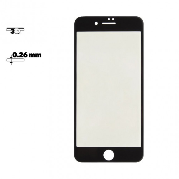 Защитное стекло Remax Gener Anti Blue-ray 3D Glass для Apple iPhone 7 Plus с рамкой, черное